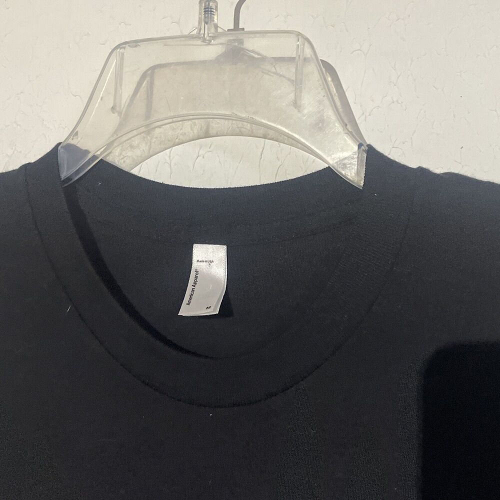 Vintage American Apparel Men ‘s Sz M Eagle Graphic Short Sleeved T-Shirt Black - Picture 3 of 4